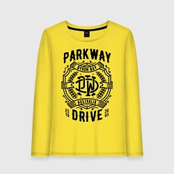 Лонгслив хлопковый женский Parkway Drive: Australia, цвет: желтый
