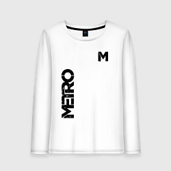 Лонгслив хлопковый женский METRO M, цвет: белый