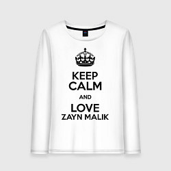 Женский лонгслив Keep Calm & Love Zayn Malik