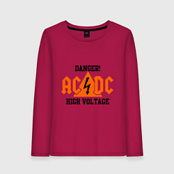 Женский лонгслив AC/DC: High Voltage