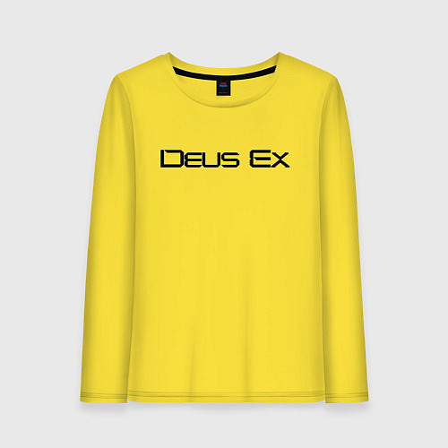 Женский лонгслив DEUS EX / Желтый – фото 1