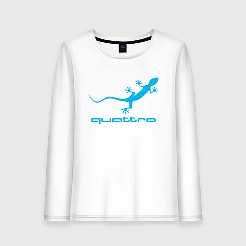 Женский лонгслив AUDI / Белый – фото 1