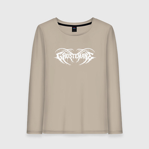 Женский лонгслив GHOSTEMANE / Миндальный – фото 1