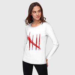 Лонгслив хлопковый женский Oldboy, цвет: белый — фото 2