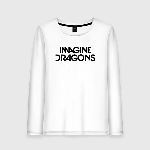 Женский лонгслив IMAGINE DRAGONS / Белый – фото 1