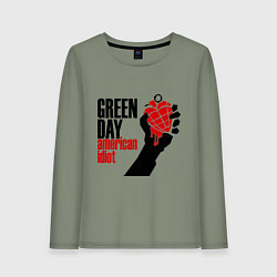 Женский лонгслив Green Day: American idiot