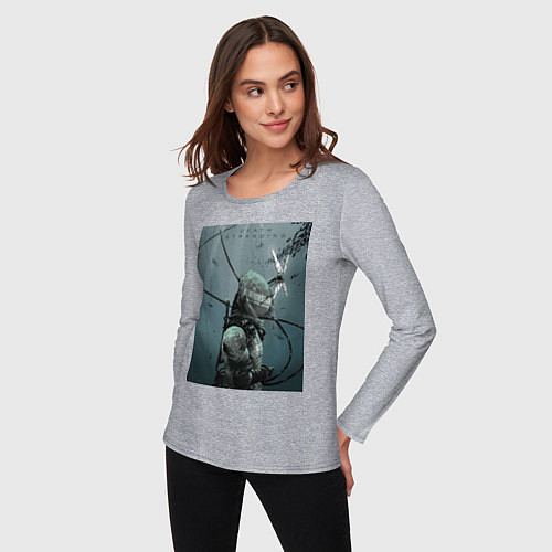 Женский лонгслив Death Stranding / Меланж – фото 3