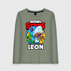 Женский лонгслив BRAWL STARS LEON