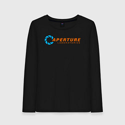 Лонгслив хлопковый женский Aperture Laboratorie, цвет: черный