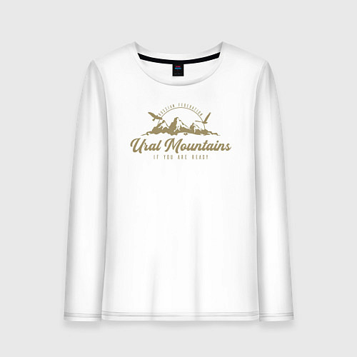 Женский лонгслив Урал Gold Classic / Белый – фото 1