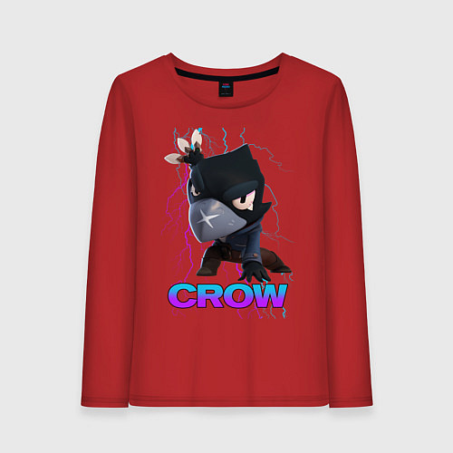 Женский лонгслив Brawl Stars CROW / Красный – фото 1