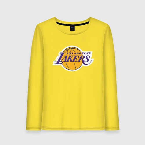 Женский лонгслив LA LAKERS / Желтый – фото 1