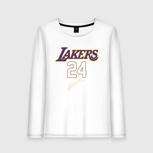 Женский лонгслив LA LAKERS / Белый – фото 1