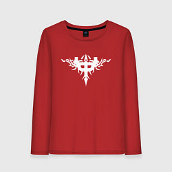Лонгслив хлопковый женский JUDAS PRIEST, цвет: красный