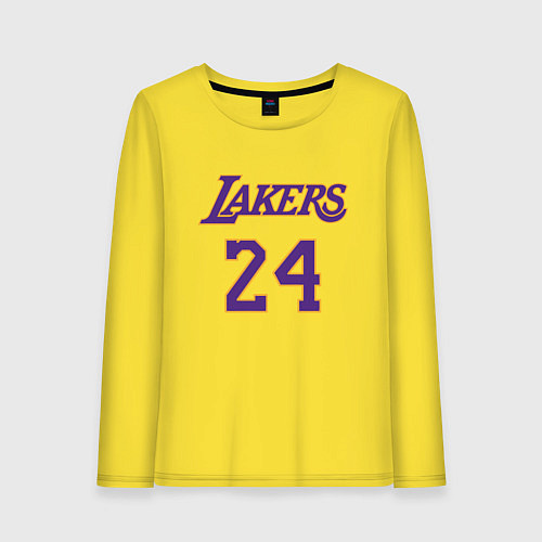 Женский лонгслив Lakers 24 / Желтый – фото 1