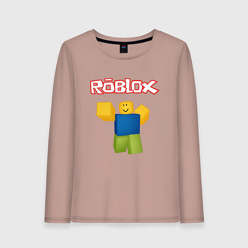 Женский лонгслив ROBLOX / Пыльно-розовый – фото 1