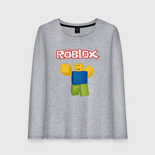 Женский лонгслив ROBLOX / Меланж – фото 1