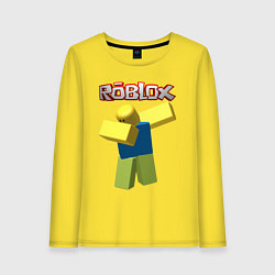 Лонгслив хлопковый женский Roblox Dab, цвет: желтый