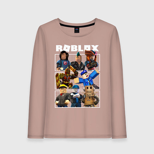 Женский лонгслив ROBLOX / Пыльно-розовый – фото 1