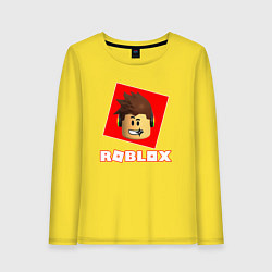 Лонгслив хлопковый женский ROBLOX, цвет: желтый