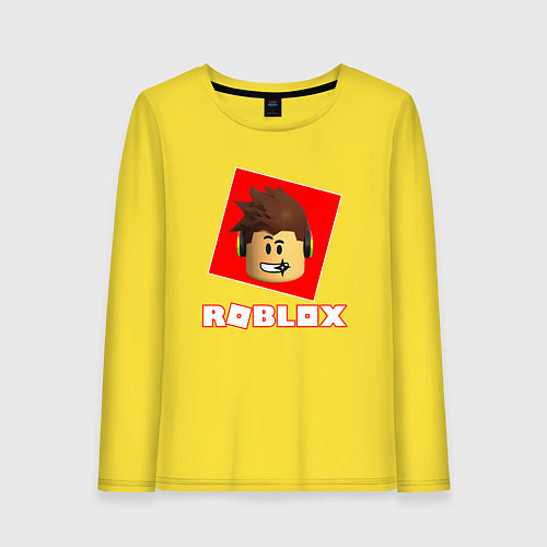 Женский лонгслив ROBLOX / Желтый – фото 1