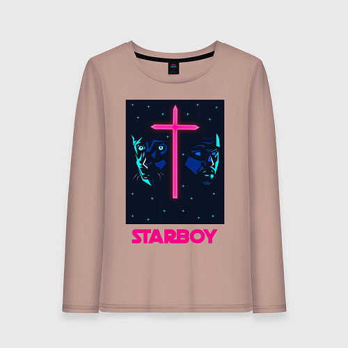 Женский лонгслив STARBOY / Пыльно-розовый – фото 1