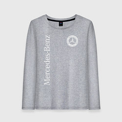 Лонгслив хлопковый женский MERCEDES, цвет: меланж