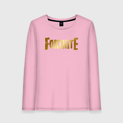 Лонгслив хлопковый женский FORTNITE 2, цвет: светло-розовый