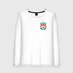 Лонгслив хлопковый женский LIVERPOOL, цвет: белый