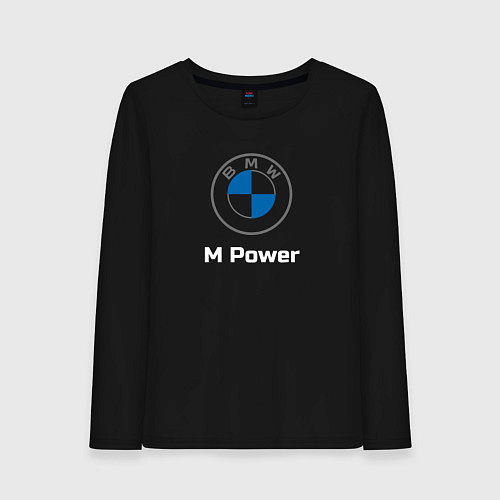 Женский лонгслив BMW M Power / Черный – фото 1