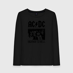 Женский лонгслив ACDC highway to hell