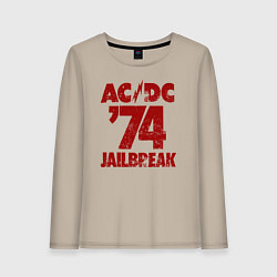 Женский лонгслив ACDC 74 jailbreak