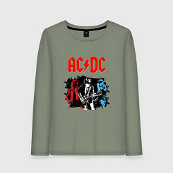 Женский лонгслив ACDC