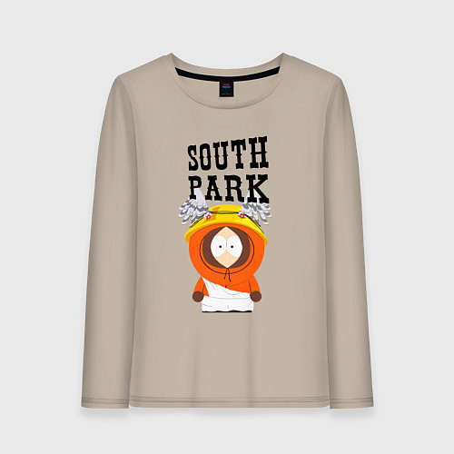 Женский лонгслив South Park Кенни / Миндальный – фото 1