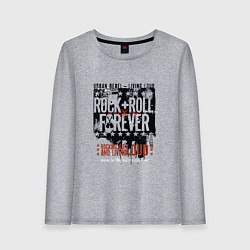 Женский лонгслив Rock'n'Roll Forever
