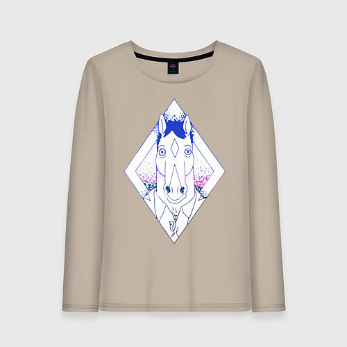 Женский лонгслив BoJack Horseman / Миндальный – фото 1