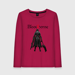 Лонгслив хлопковый женский Bloodborne, цвет: маджента