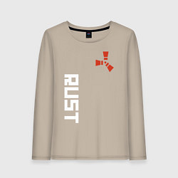 Лонгслив хлопковый женский RUST, цвет: миндальный