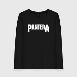Лонгслив хлопковый женский PANTERA, цвет: черный