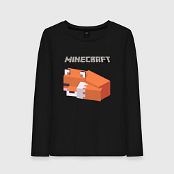 Лонгслив хлопковый женский MINERCRAFT, цвет: черный
