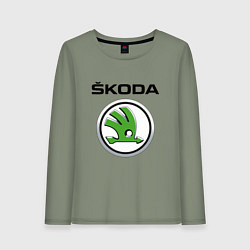 Женский лонгслив SKODA