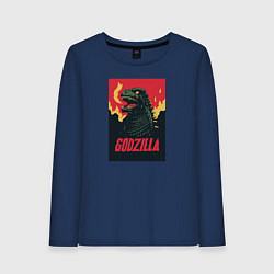 Женский лонгслив Godzilla