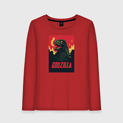 Женский лонгслив Godzilla