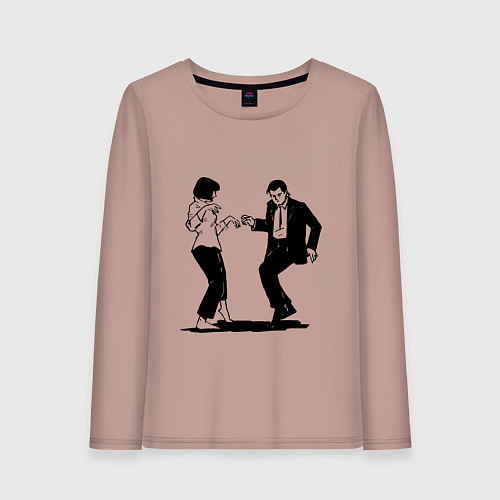 Женский лонгслив Грязные танцы Z / Пыльно-розовый – фото 1