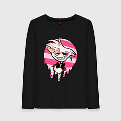 Лонгслив хлопковый женский ОТЕЛЬ ХАЗБИН, цвет: черный