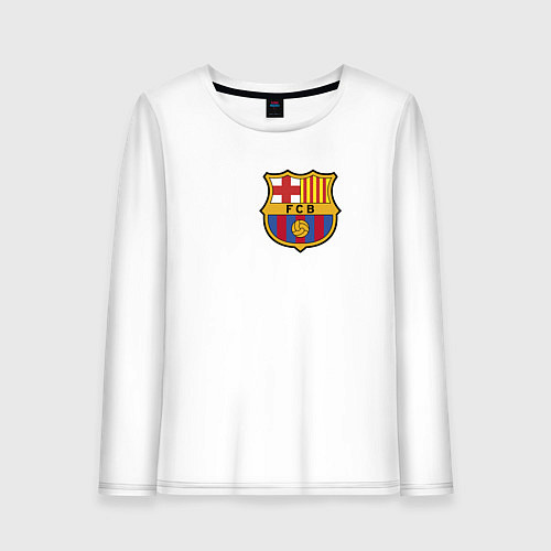 Женский лонгслив Barcelona FC / Белый – фото 1