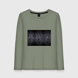 Лонгслив хлопковый женский ЛАДОНИ УШЕДШИХ, цвет: авокадо