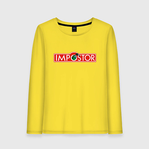 Женский лонгслив Impostormania Among us / Желтый – фото 1