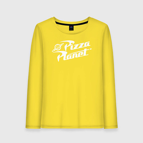 Женский лонгслив Pizza Planet / Желтый – фото 1