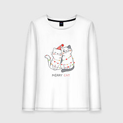 Женский лонгслив Merry Cat